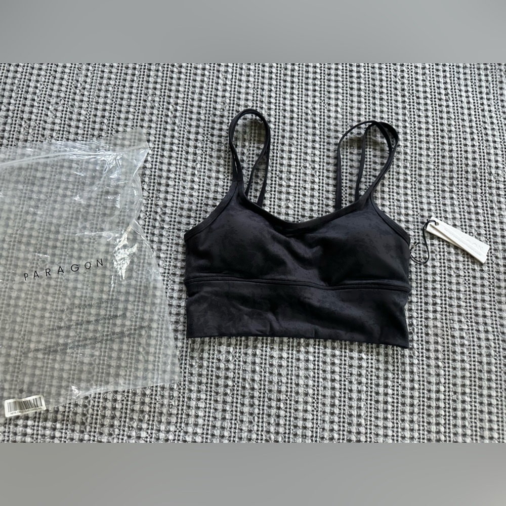 New with Tags Paragon Reluna Double Strap Bra in Obsidian Size XS